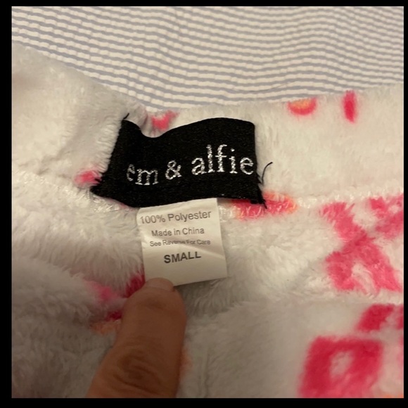 Em & Alfie plush PJ shorts Size Small - Picture 4 of 5